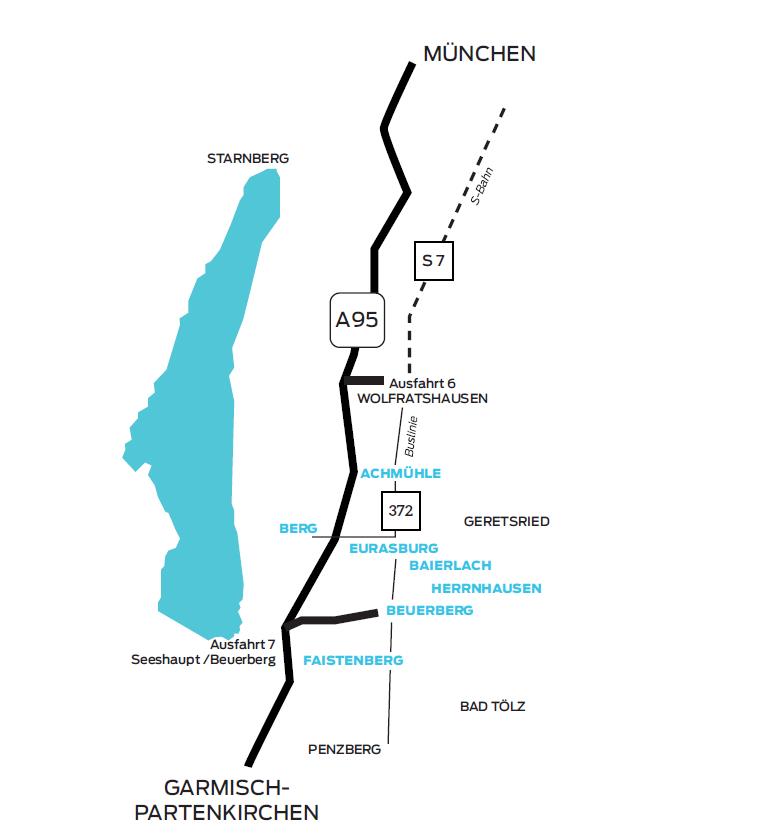 Ihr Weg zu uns... Eurasburg erleben Eurasburg